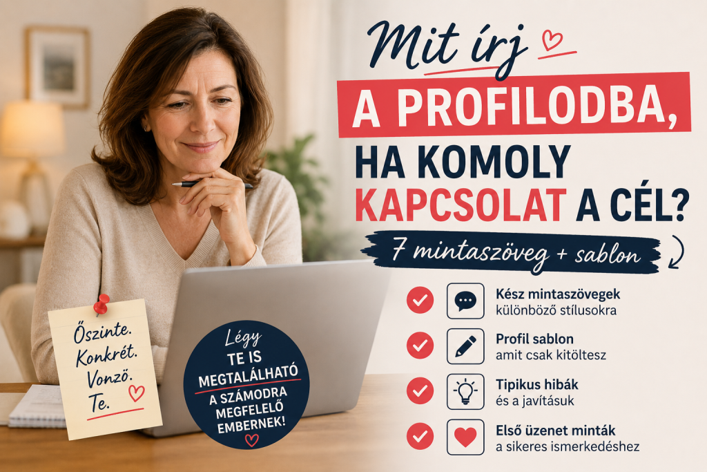 társkereső profil szöveg komoly kapcsolathoz