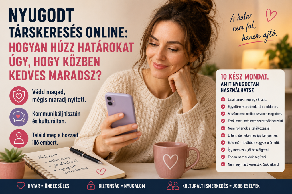 határok ismerkedésnél nyugodt társkeresés online magyar egyedülállóknak